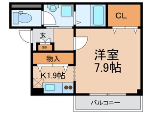 メゾングロ－ブの物件間取画像